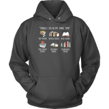 "Things I Do In My Spare Time" Hoodie - Gifts For Reading Addicts