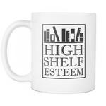 high shelf esteem mug - Gifts For Reading Addicts