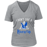 "i Don't Give A Ravencrap" V-neck Tshirt - Gifts For Reading Addicts