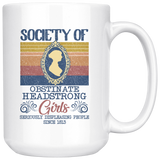 "Obstinate Headstrong Girls"15oz White Mug - Gifts For Reading Addicts