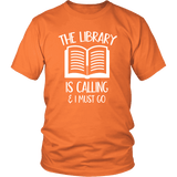"The library" Unisex T-Shirt - Gifts For Reading Addicts