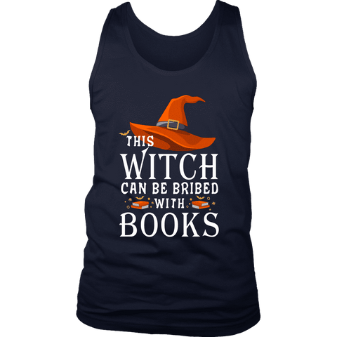 "Bribed With Books" Men's Tank Top - Gifts For Reading Addicts