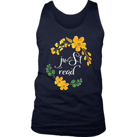 "just read" Men's Tank Top - Gifts For Reading Addicts