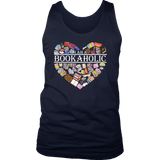 "I am a bookaholic" Men's Tank Top - Gifts For Reading Addicts