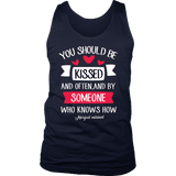 "You should be kissed" Men's Tank Top - Gifts For Reading Addicts