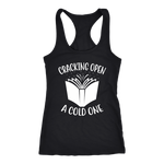 "Cracking Open A Cold One" Women's Tank Top - Gifts For Reading Addicts