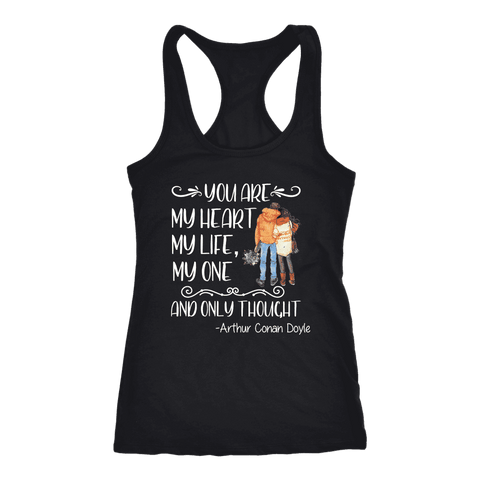 "My heart my life" Women's Tank Top - Gifts For Reading Addicts