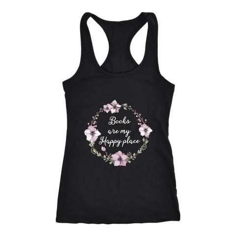 "Happy place" Women's Tank Top - Gifts For Reading Addicts