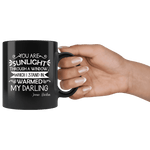 "You are sunlight"11oz black mug - Gifts For Reading Addicts