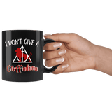"I Don't Give A Gryffindamn"11oz Black Mug - Gifts For Reading Addicts