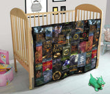 The Lord Of The Rings Books Covers Quilt - Gifts For Reading Addicts