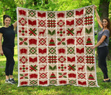 Bookish Christmas Quilt - Gifts For Reading Addicts