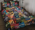 HP Book Covers Quilt Bed - Gifts For Reading Addicts