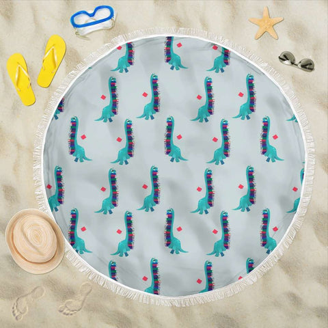 Bookish Round Beach Blanket - Gifts For Reading Addicts