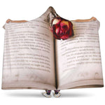 open Book pages hooded blanket - Gifts For Reading Addicts