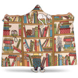 bookshelf hooded blanket - Gifts For Reading Addicts