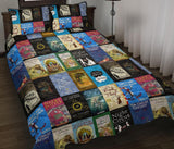 Book Covers Quilt Bed - Gifts For Reading Addicts
