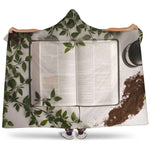 open book and coffee hooded blanket - Gifts For Reading Addicts