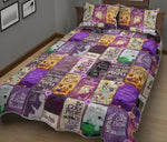 "The Color Purple"Book Covers Quilt Bed - Gifts For Reading Addicts