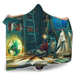 Reading a book hooded blanket - Gifts For Reading Addicts