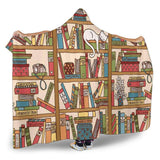 bookshelf hooded blanket - Gifts For Reading Addicts