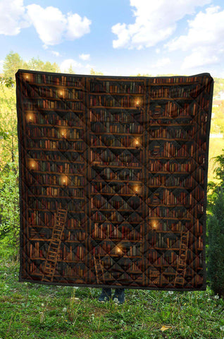 Bookish Pattern Quilt - Gifts For Reading Addicts