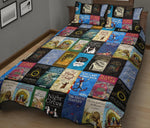 Book Covers Quilt Bed - Gifts For Reading Addicts