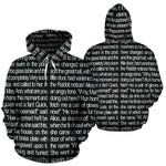 Alice In Wonderland All Over Print Hoodie - Gifts For Reading Addicts