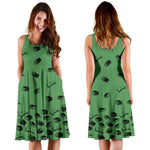 Green Bookish Midi-Dress - Gifts For Reading Addicts