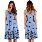Baby Blue Bookish Midi-Dress - Gifts For Reading Addicts