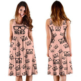 "Nerd"Bookish Midi-Dress - Gifts For Reading Addicts