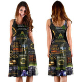 The Lord Of The Rings Book Cover Dress - Gifts For Reading Addicts