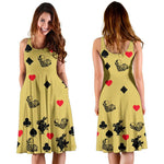 Yellow Alice In Wonderland Midi-Dress - Gifts For Reading Addicts
