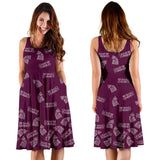 Dark Pink Game Of Thrones Midi-Dress - Gifts For Reading Addicts
