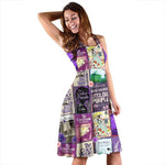 The Color Purple Book Covers Pattern Dress - Gifts For Reading Addicts