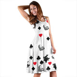 White Alice In Wonderland Midi-Dress - Gifts For Reading Addicts