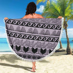 Bookish Round Beach Blanket - Gifts For Reading Addicts