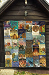 Narnia Book Series Book Covers Quilt - Gifts For Reading Addicts