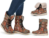 Bookish Pattern Polar Boots - Gifts For Reading Addicts