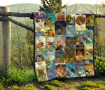 Narnia Book Series Book Covers Quilt - Gifts For Reading Addicts