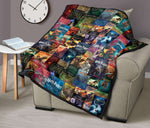 HP Book Cover Pattern Quilt - Gifts For Reading Addicts