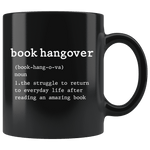 "book hangover"11oz black mug - Gifts For Reading Addicts