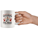 "Ya Filthy Muggle"11oz White Christmas Mug - Gifts For Reading Addicts