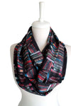 Bookshelf Infinity Scarf Handmade Limited Edition - Gifts For Reading Addicts
