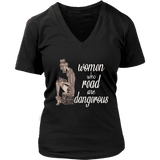 "Women who read" V-neck Tshirt - Gifts For Reading Addicts