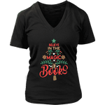 "The magic of books" V-neck Tshirt - Gifts For Reading Addicts