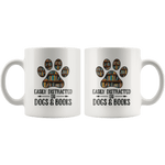 "Dogs and books"11oz white mug - Gifts For Reading Addicts