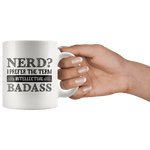 "Nerd?"11oz White Mug - Gifts For Reading Addicts