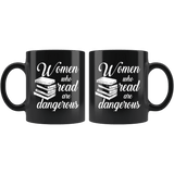 "Women who read"11oz black mug - Gifts For Reading Addicts