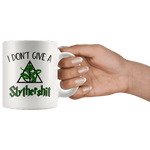 "i Don't Give A Slythershit" 11oz White Mug - Gifts For Reading Addicts